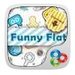 Logo Funny Flat Golauncher Ex Theme Icon