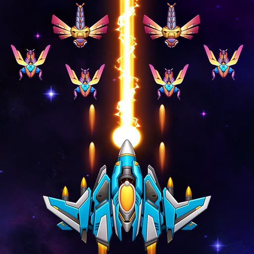 Logo Galaxy Shooter Space Attack Icon