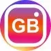 ロゴ GB Instagram 記号アイコン。
