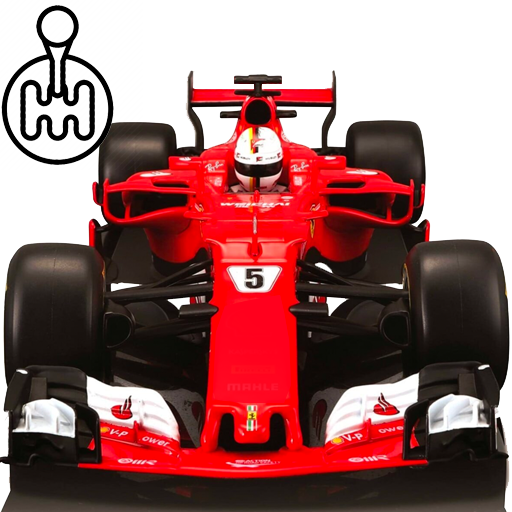 Logotipo Gear Shift Race Simulator Icono de signo
