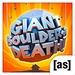 Le logo Giant Boulder Of Death Icône de signe.