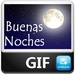 商标 Gif De Buenas Noches 签名图标。