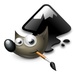 Le logo Gimp Inkscape Icône de signe.