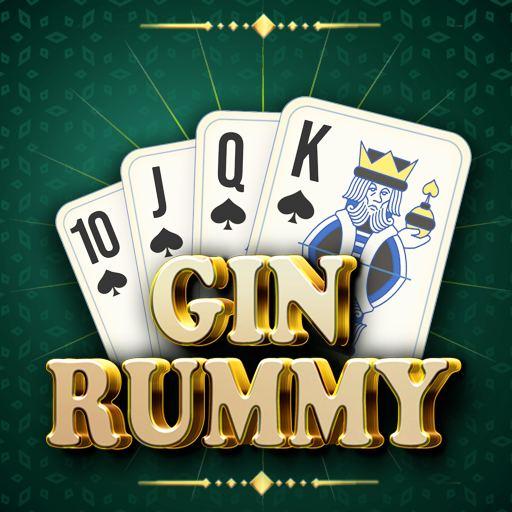 ロゴ Gin Rummy Card Game Online 記号アイコン。