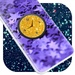Le logo Glitter Clock Live Wallpaper Icône de signe.