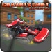 Le logo Go Karts Drift Racers 3d Icône de signe.