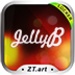 ロゴ Go Locker Jellyb Theme 記号アイコン。