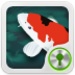 Le logo Go Locker Lucky Fishpond Theme Icône de signe.