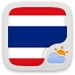 presto Go Weather Ex Thai Language Icona del segno.