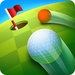 ロゴ Golf Battle 記号アイコン。