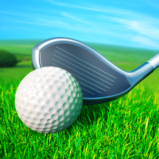 ロゴ Golf Strike 記号アイコン。