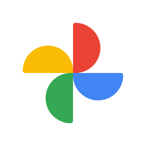 ロゴ Google Fotos 記号アイコン。