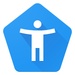 ロゴ Google Talkback 記号アイコン。