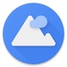 Le logo Google Wallpaper Picker Icône de signe.