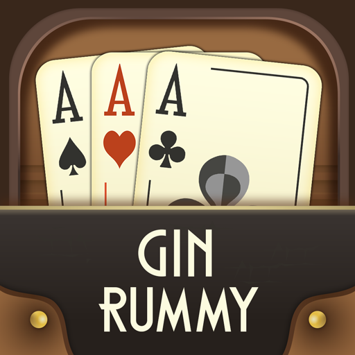 Logotipo Grand Gin Rummy Jogo De Cartas Icono de signo