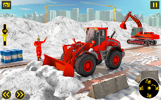 画像 1Grand Snow Excavator Simulator 記号アイコン。