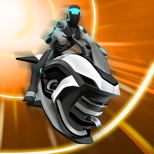 Logotipo Gravity Rider Jogo De Motos Icono de signo