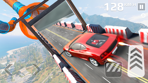 Image 1Gt Car Stunts 3d Car Games Icône de signe.