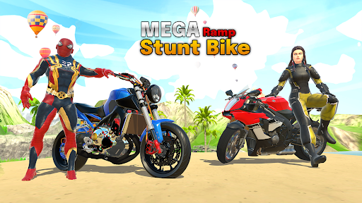 immagine 2Gt Mega Ramp Stunt Bike Games Icona del segno.