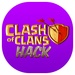 Le logo Hack Clash Of Clans Icône de signe.