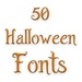 जल्दी Halloween Fonts 50 चिह्न पर हस्ताक्षर करें।
