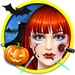 Le logo Halloween Make Up Spa Icône de signe.