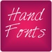 ロゴ Handwritten 3 Free Font Theme 記号アイコン。