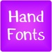 ロゴ Handwritten Free Font Theme 記号アイコン。