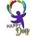 Logo Happy Day Stickers Icon