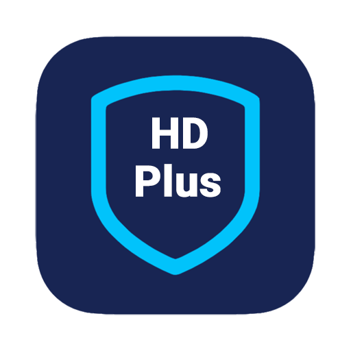 Le logo Hd Plus Icône de signe.
