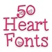 Logo Hearts Fonts 50 Icon