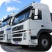 ロゴ Heavy Truck Simulator 記号アイコン。