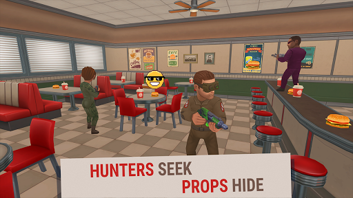 Image 1Hide Online Hunters Vs Props Icône de signe.