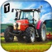 Le logo Hill Farmer Sim 3d Icône de signe.