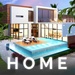 Le logo Home Design Caribbean Life Icône de signe.
