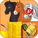 Logotipo Horse Grooming Salon Icono de signo