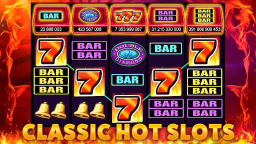 Image 2Hot Slots 777 Slot Machines Icône de signe.