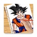 Le logo How To Draw Dragon Ball Icône de signe.