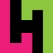Le logo Huebrix Free Icône de signe.