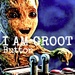 商标 I Am Groot Button 签名图标。
