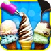 Le logo Ice Cream Maker Cooking Game Icône de signe.