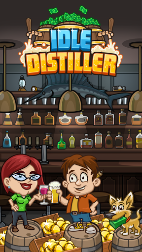 图片 0Idle Distiller Tycoon Game 签名图标。