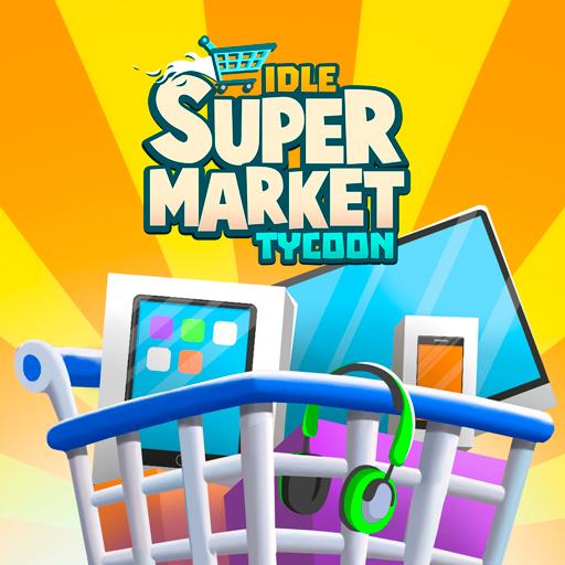 Logo Idle Supermarket Tycoon Shop Icon