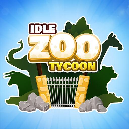 Le logo Idle Zoo Tycoon 3d Animal Pa Icône de signe.