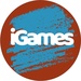 ロゴ Igames 記号アイコン。