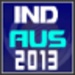 商标 Ind Vs Aus 2013 签名图标。