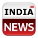 商标 India News Paper Tv 签名图标。