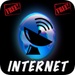 商标 Internet Gratis 4g 5g Free Wifi 签名图标。