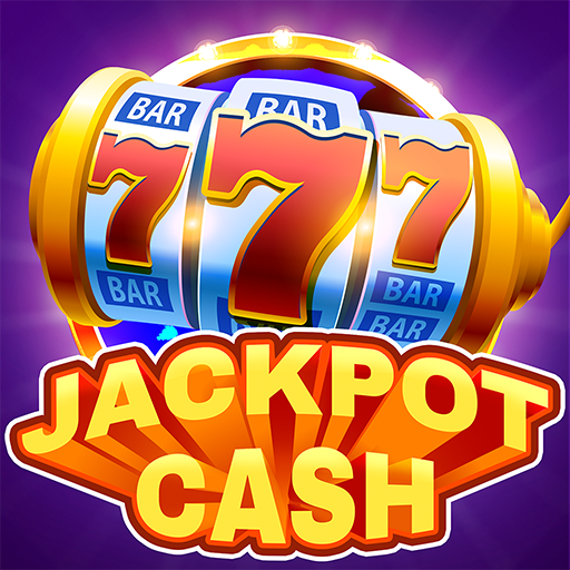 Logotipo Jackpot Cash Casino Slots Icono de signo