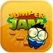 ロゴ Jumper Jam 記号アイコン。